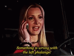 Friends Phoebe GIF - Friends Phoebe Wrong In Th Left Phalange GIFs