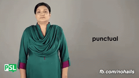 Punctual Pakistan Sign Language GIF - Punctual Pakistan Sign Language Nsb GIFs