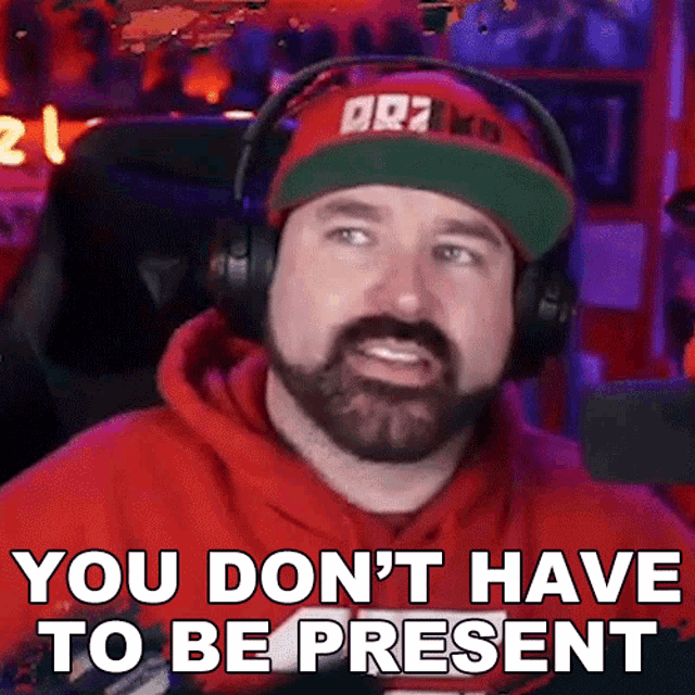 You Dont Have To Be Present Kyle Mcardle GIF - You Dont Have To Be Present Kyle Mcardle Thelostdrake GIFs