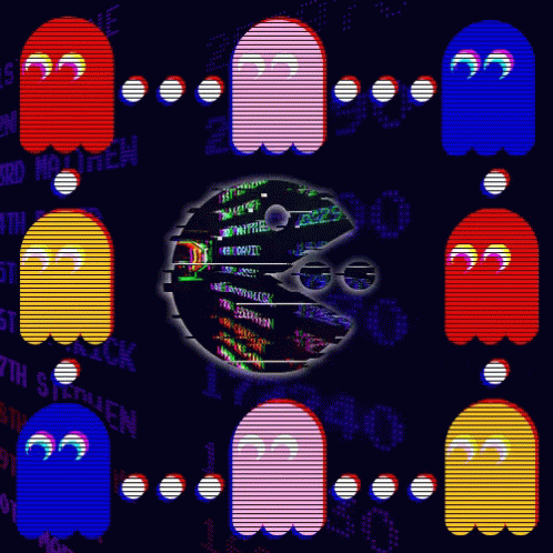 Pacman Glitch GIF - Pacman Glitch Matacottidesign GIFs