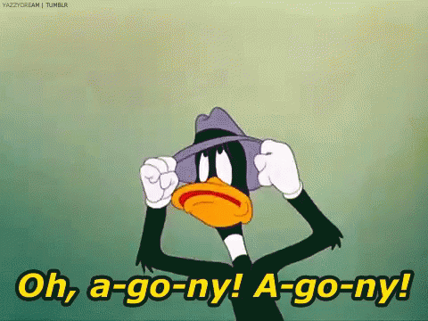 Daffy Duck Looney Tunes GIF - Daffy Duck Looney Tunes Agony GIFs