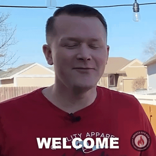 Welcome Everybody Brian Marlow GIF - Welcome Everybody Brian Marlow Smoked Reb Bbq GIFs