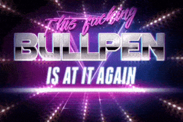 the word bullpen is at it again on a purple background
