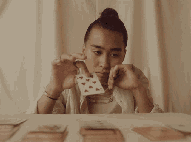 Playing Cards Soran GIF - Playing Cards Soran Bottled Up Song GIFs