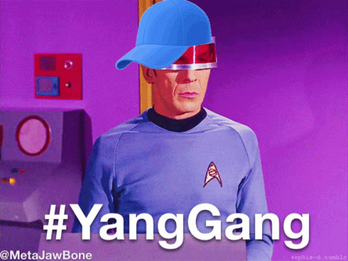 Yang Gang Spock GIF - Yang Gang Spock Star Trek GIFs