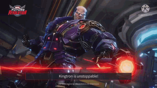 king tron is unstoppable in marvel future revolution , a video game .