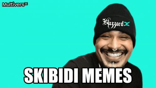 a man giving a thumbs up with the words skibidi memes written below him