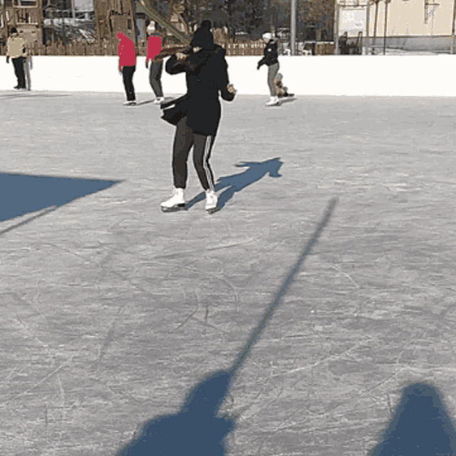Vozembouch Anička Ice Skating GIF - Vozembouch Anička Ice Skating Falling GIFs