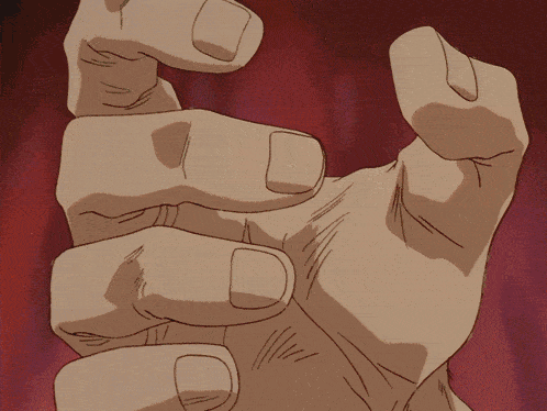 a close up of a person 's fist with flames coming out of it 's fingers