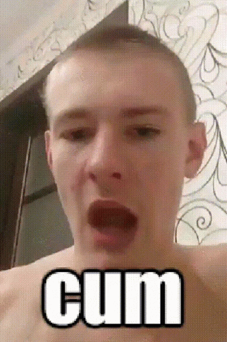 Cum Guy GIF - Cum Guy Open Mouth GIFs