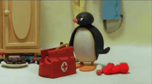 Pingu Sick GIF - Pingu Sick Coughing GIFs