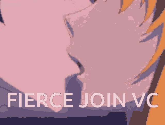 a purple background with the words fierce join vc written on it