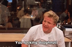 Gordon Ramsay Doughnut GIF - Gordon Ramsay Doughnut Donut GIFs