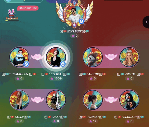 a screenshot of a video game with the name sally on the bottom left