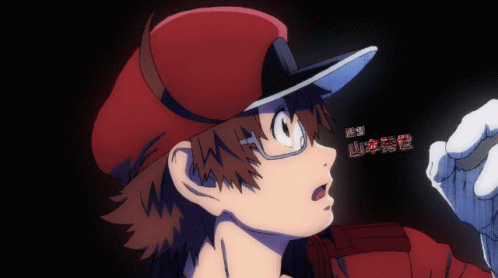 Anime Cells At Work Black GIF - Anime Cells At Work Black Falling GIFs