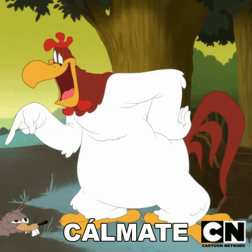 Cálmate El Gallo Claudio GIF - Cálmate El Gallo Claudio Looney Tunes GIFs