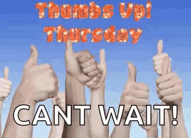 a bunch of people are giving thumbs up in the air .