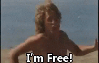 I'M Free! GIF - Imfree Run Beach GIFs