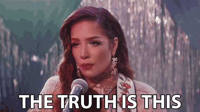 The Truth Is This Halsey GIF - The Truth Is This Halsey Finally GIFs
