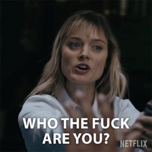 Who The Fuck You Andy Oliver GIF - Who The Fuck You Andy Oliver Bella Heathcote GIFs