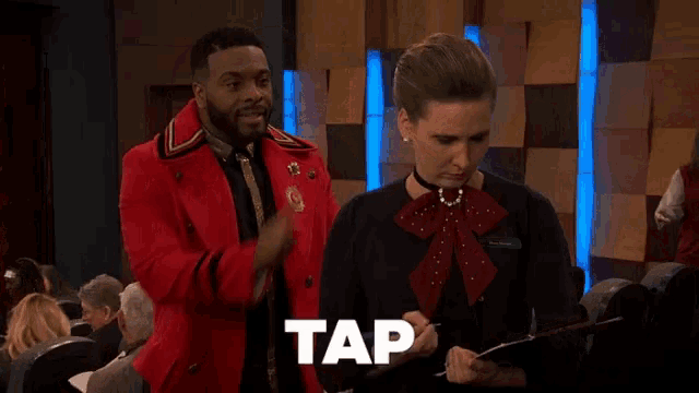 Tap Hey GIF - Tap Hey Notice Me GIFs