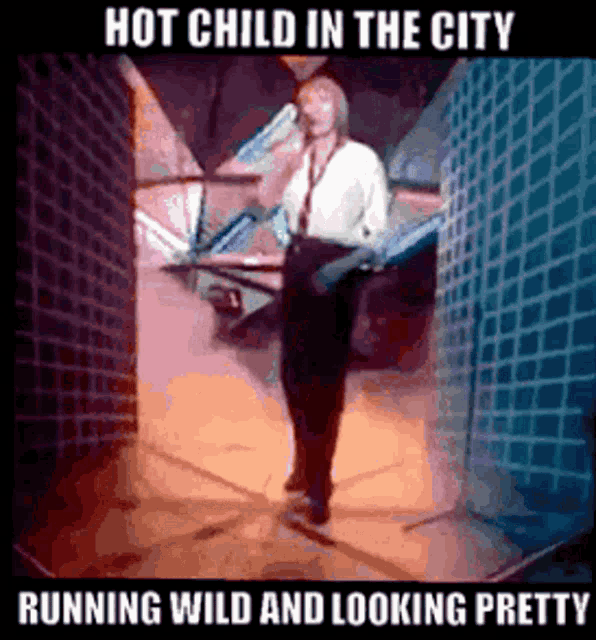 Hot Child In The City Nick Gilder GIF - Hot Child In The City Nick Gilder Running Wild GIFs