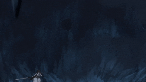 a girl in a white dress holds a sword