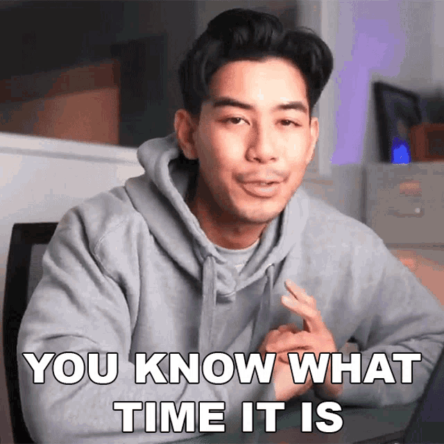 You Know What Time It Is Matty GIF - You Know What Time It Is Matty Cajun Koi Academy GIFs