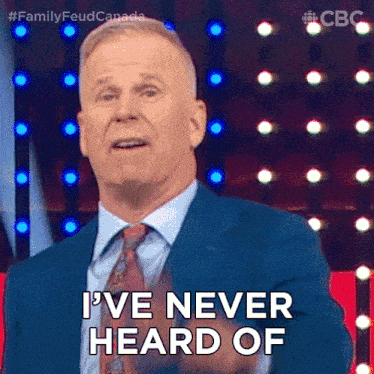 I'Ve Never Heard That Word In My Life Gerry Dee GIF - I'Ve Never Heard That Word In My Life Gerry Dee Family Feud Canada GIFs