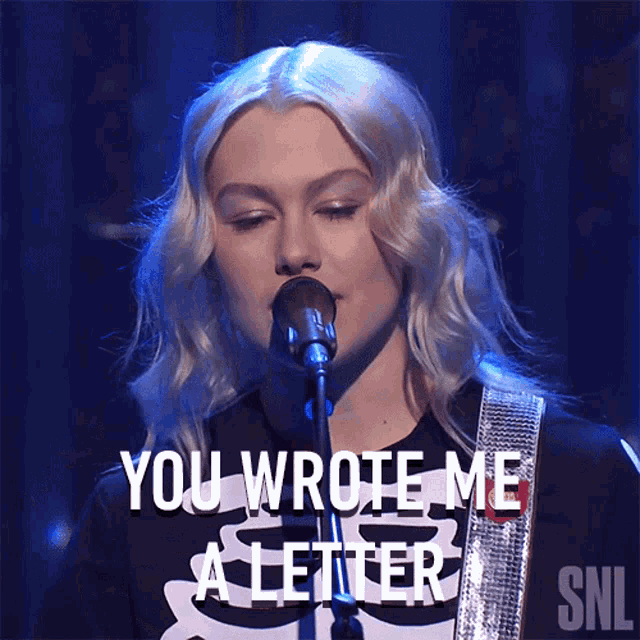 You Wrote Me A Letter Phoebe Bridgers GIF - You Wrote Me A Letter Phoebe Bridgers Kyoto Song GIFs