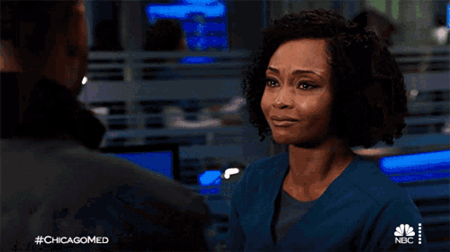 a man and woman hugging with #chicagomed on the bottom right