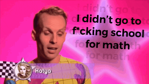 a man in a yellow shirt says that he didn t go to fucking school for math