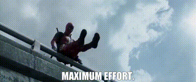 Deadpool Maximum Effort GIF - Deadpool Maximum Effort Deadpool Movie GIFs