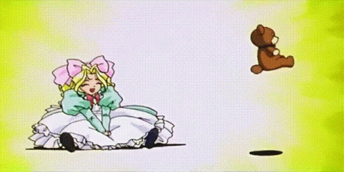 Sakura Taisen Iris Chateaubriand GIF - Sakura Taisen Iris Chateaubriand Teddy Bear GIFs