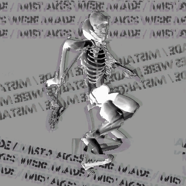 Mistakesweremade Skeleton GIF - Mistakesweremade Skeleton Glitchart GIFs