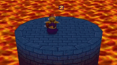 a video game screen that says finish with mario on top