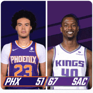 two basketball players from the phoenix suns and kings
