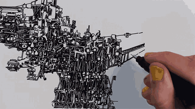 Drawing Structures Peter Deligdisch GIF - Drawing Structures Peter Deligdisch Peter Draws GIFs