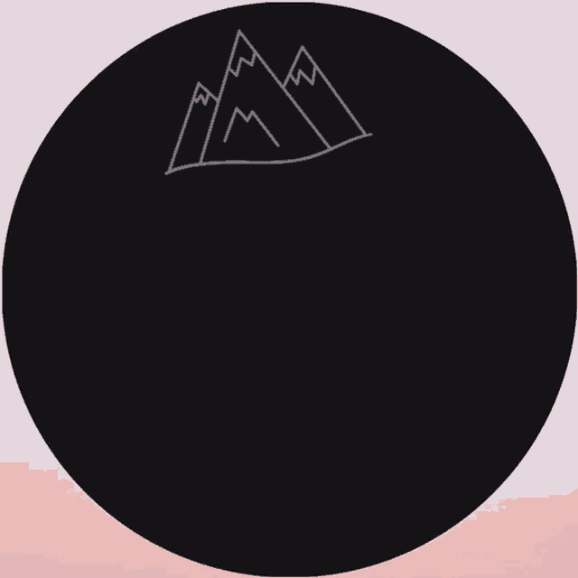 a black circle with the words district 49.net written on it