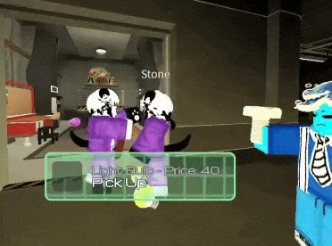 a screenshot of a video game that says light bulb price 40 on it