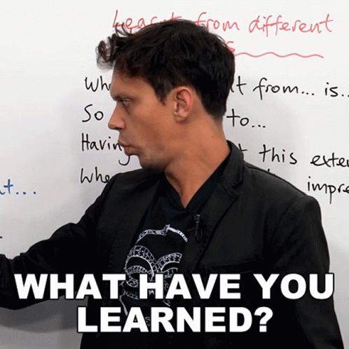 What Have You Learned Benjamin GIF - What Have You Learned Benjamin Engvid GIFs