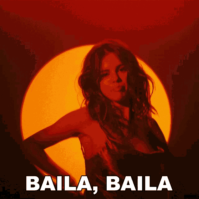 a poster for a song called baila
