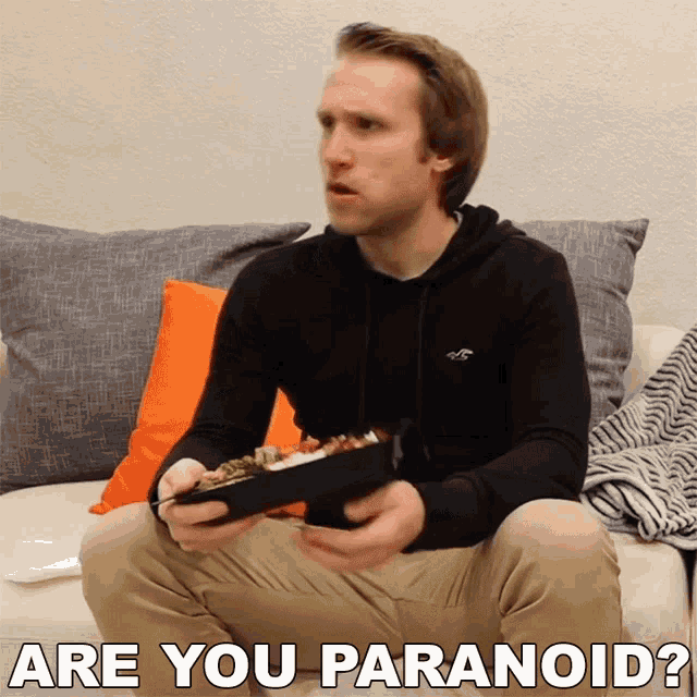 Are You Paranoid Jesse Ridgway GIF - Are You Paranoid Jesse Ridgway Mcjuggernuggets GIFs