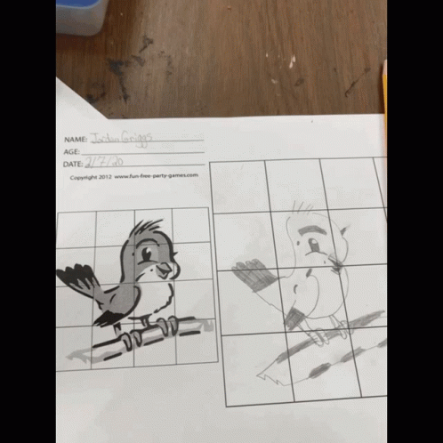 Drawing Bird GIF - Drawing Bird Vibe Check GIFs