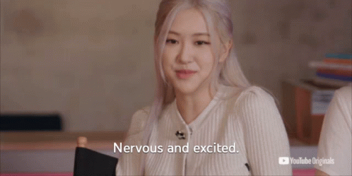 Nervous And Excited Rose GIF - Nervous And Excited Rose Blackpink GIFs