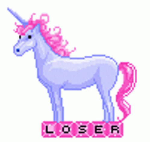 Loser Unicorn GIF - Loser Unicorn GIFs