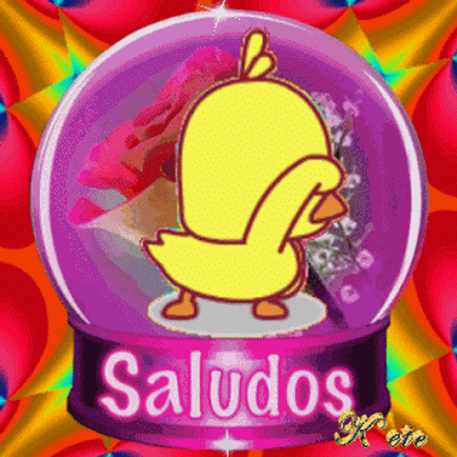 Saludos Duck GIF - Saludos Duck Dancing GIFs
