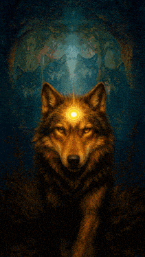 a group of wolves with the words raw family on the bottom right