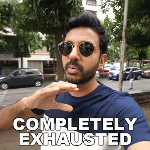 Completely Exhausted Faisal Khan GIF - Completely Exhausted Faisal Khan Tired GIFs