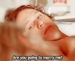 Heath Ledger Are You Going To Marry Me GIF - Heath Ledger Are You Going To Marry Me Candy GIFs